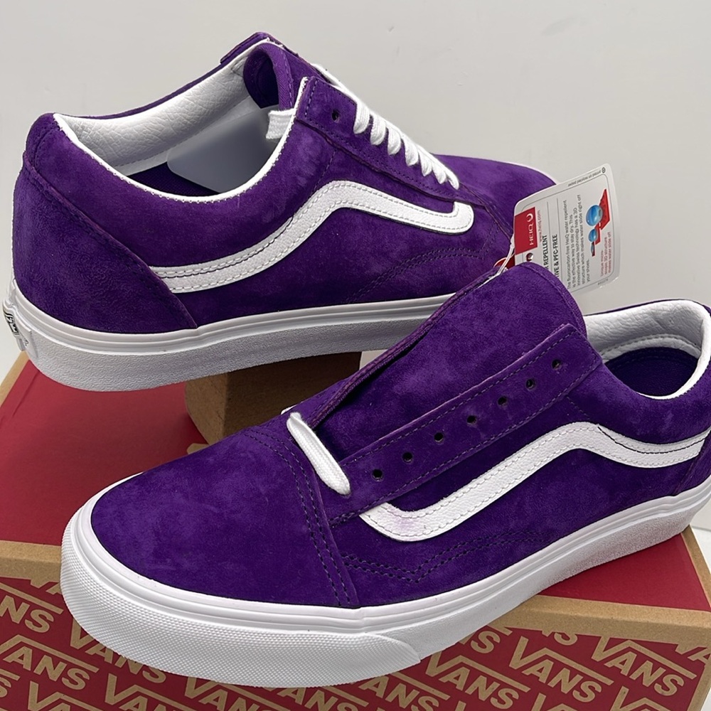 Vans Men's Purple Suede Sneakers Old Skool
Pig Suede Acai
VN0A4BW2BKE - Picture 10 of 16